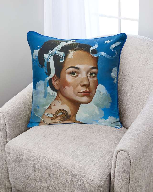 Beautiful People II Silk Pillow
